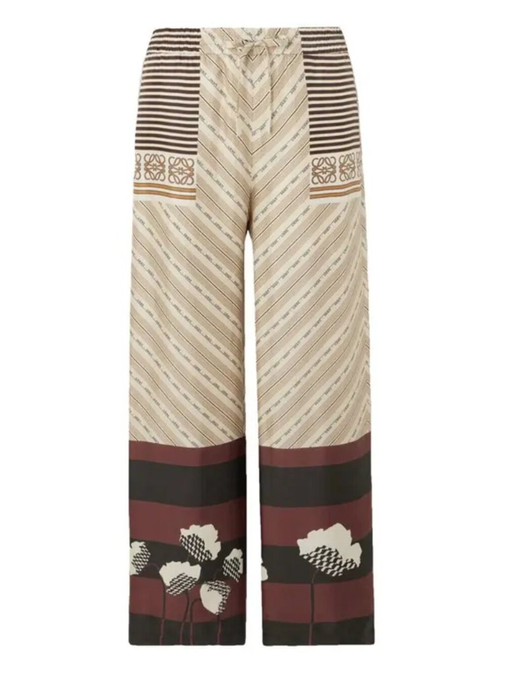 LOEWE X PAULA'S IBIZA MULTI-PRINTED LAYERED SCARF TIE TOP & PANT SET - Picture 5 of 6